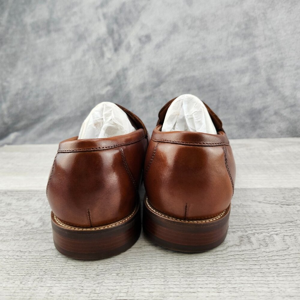 Florsheim Rucci Moc Toe Penny Loafer Men Size 7.5M Cognac - Picture 5 of 16